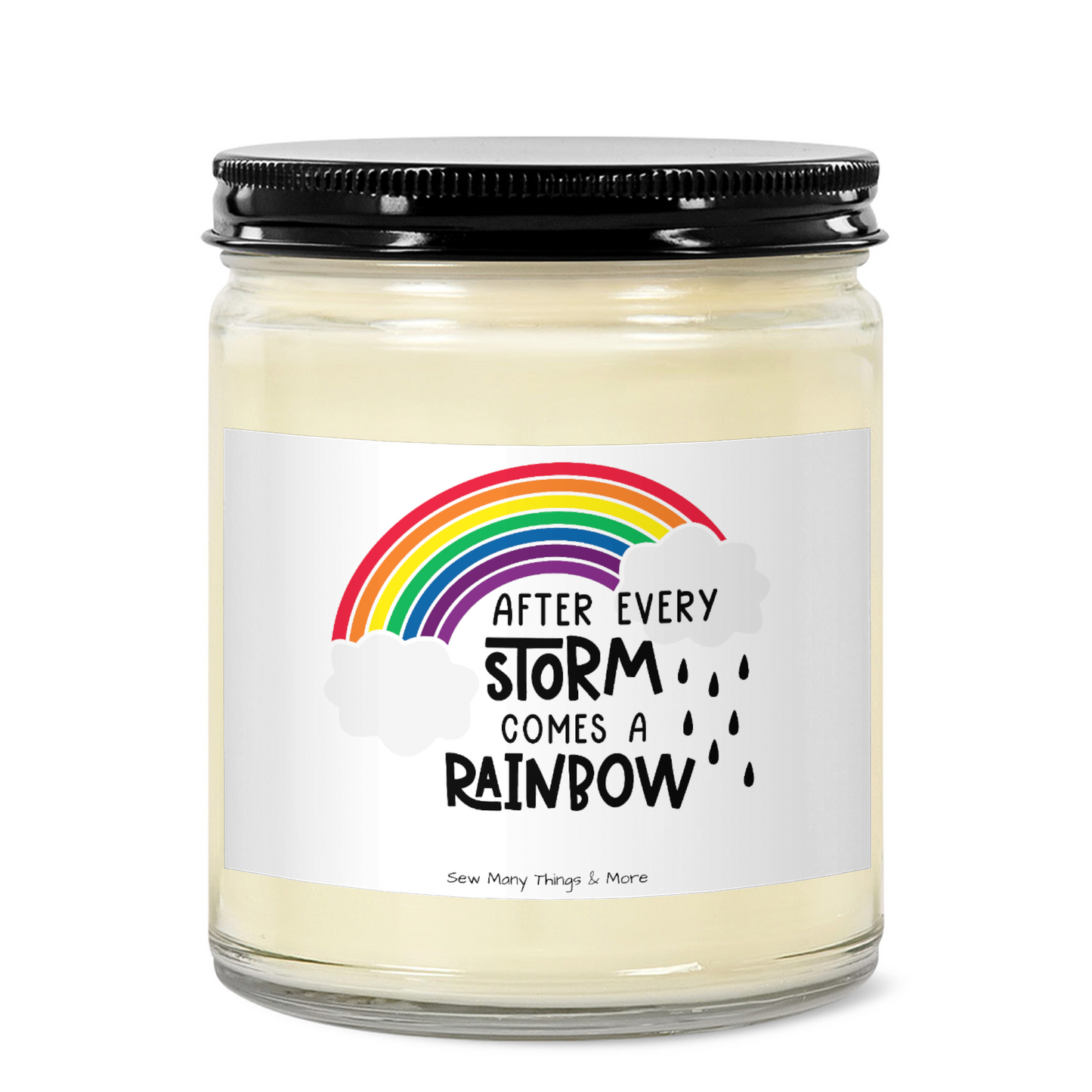 After Every Storm Comes a Rainbow 4oz Jar Candle