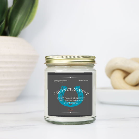 Equinetrovert Candle Clear Jar 9oz