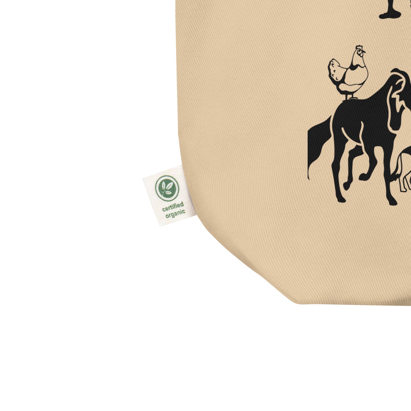 Peace, Love, Rescue - Ruby's Purpose - Eco Tote Bag