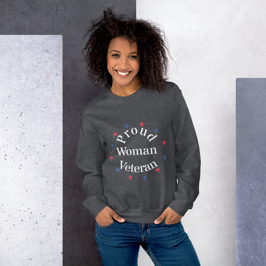Proud Woman Veteran - Sweatshirt