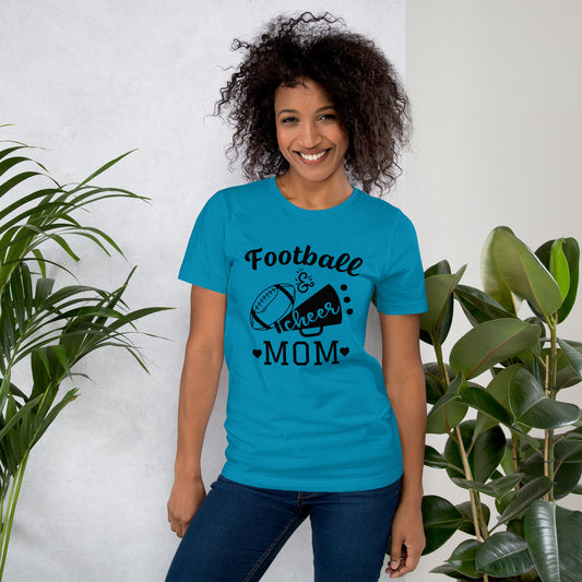 Football & Cheer Mom Unisex t-shirt