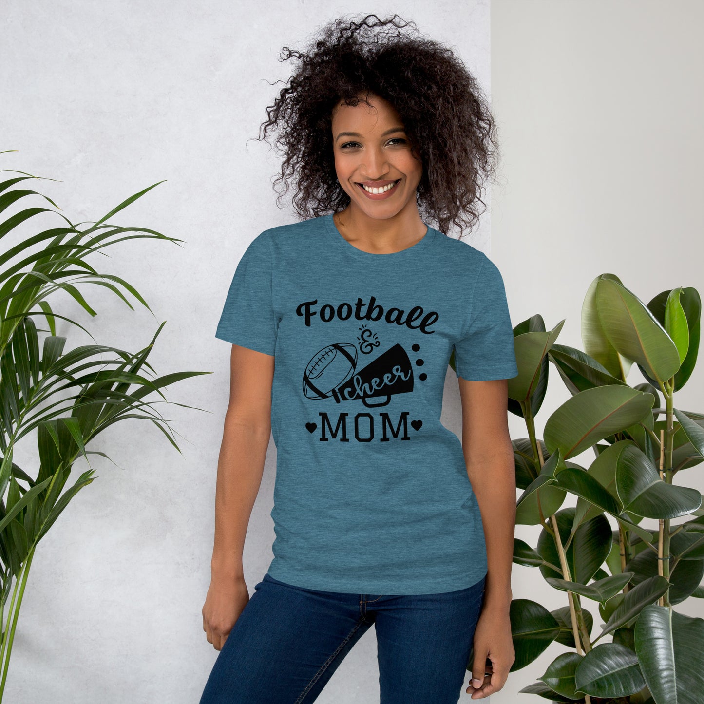 Football & Cheer Mom Unisex t-shirt