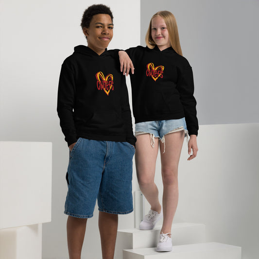 KC Chief's Heart - Youth hoodie