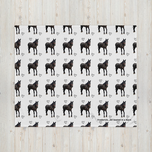 Throw Blanket - Frederick from All Seated in a Barn