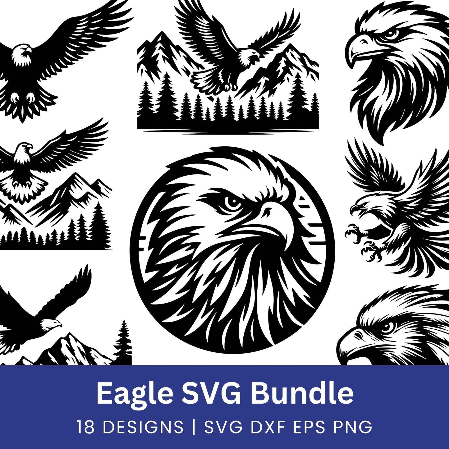 Eagles Bundle SVG Files