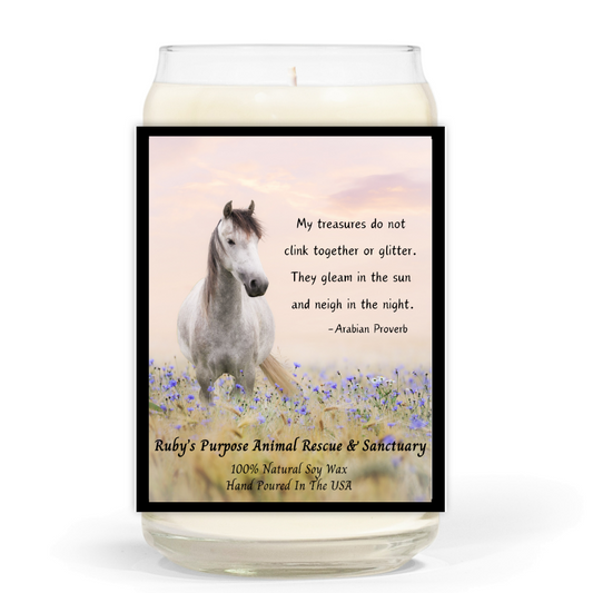 Horse Proverb - Ruby's Purpose - Soy Wax Candle