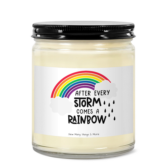 After Every Storm Comes a Rainbow 4oz Jar Candle