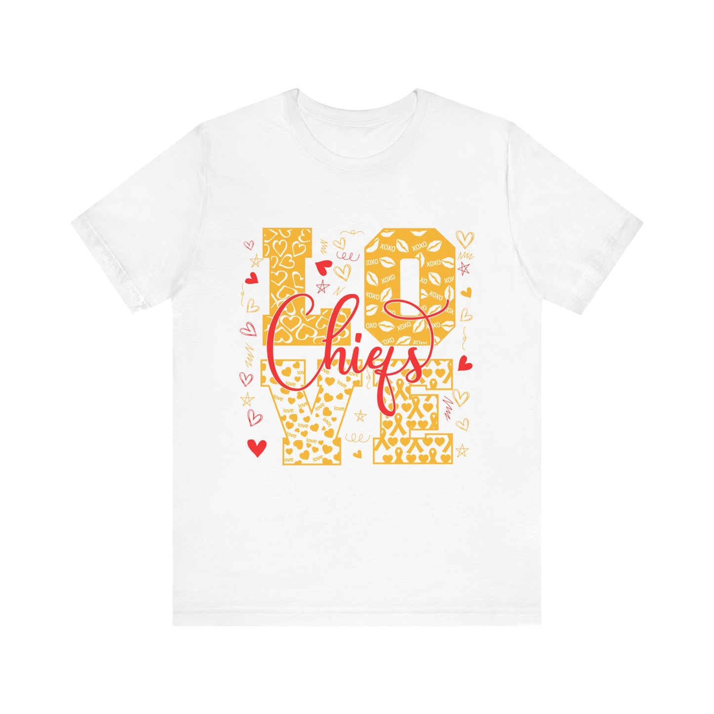Love Chiefs Unisex Jersey Short Sleeve Tee