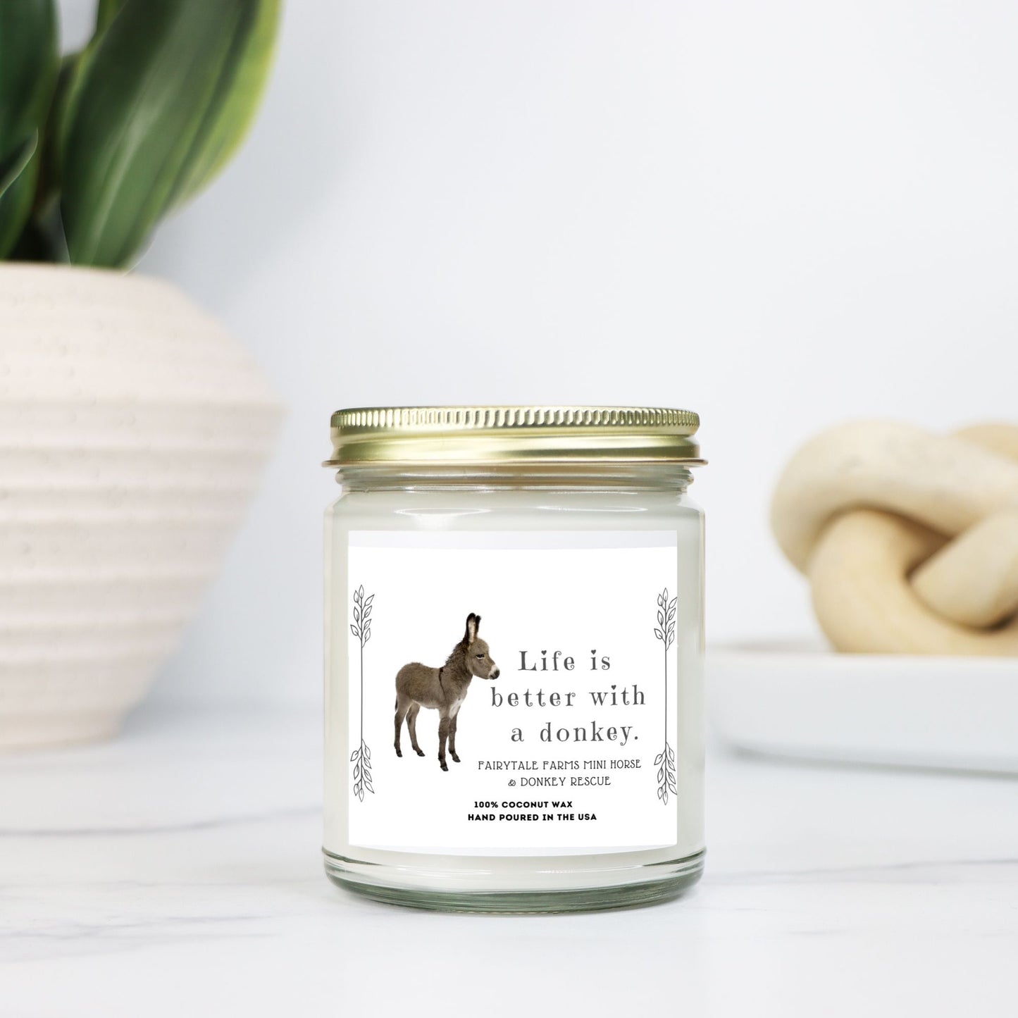 Fairytale Mini's Rescue - Life is Better with a Donkey Candle