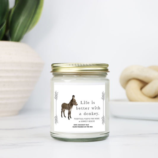 Fairytale Mini's Rescue - Life is Better with a Donkey Candle