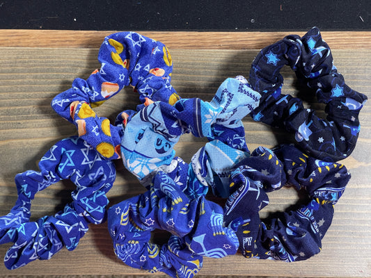 Hanukkah Scrunchies