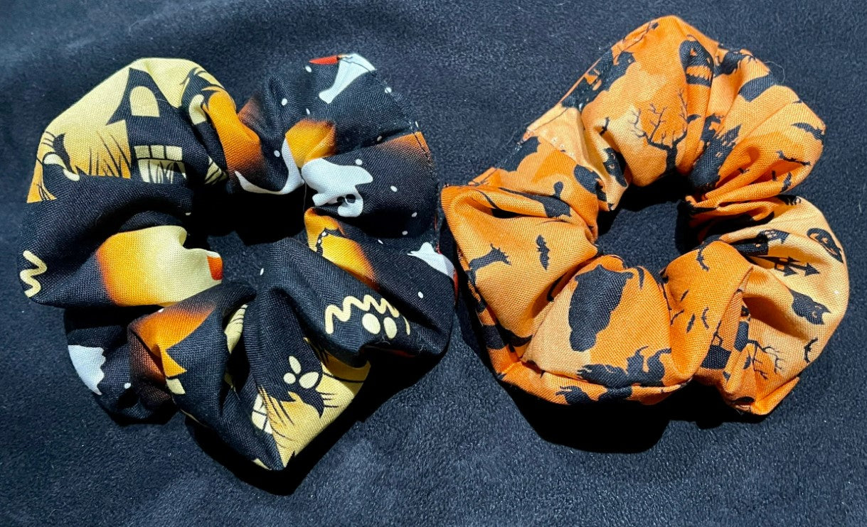 Halloween Scrunchies