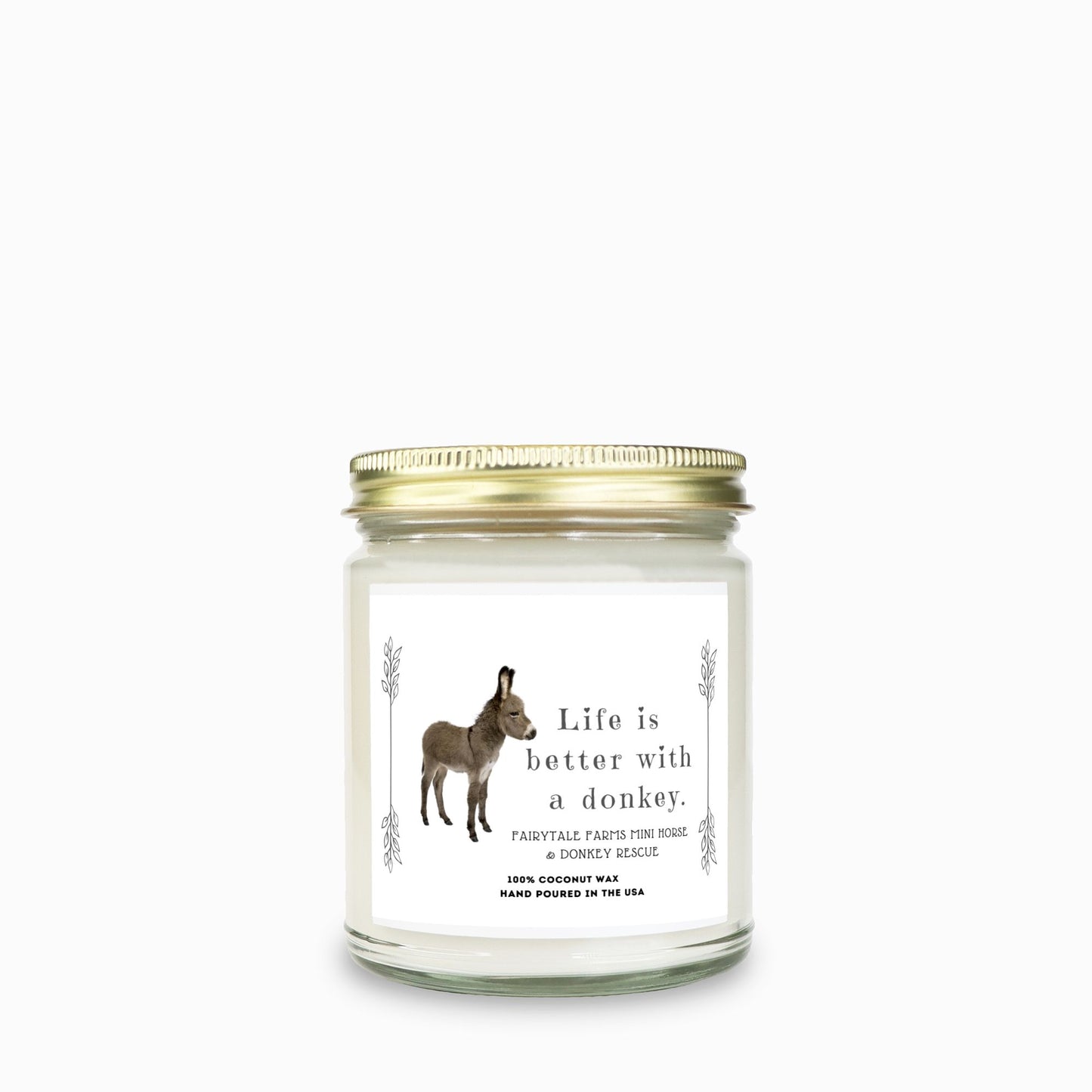 Fairytale Mini's Rescue - Life is Better with a Donkey Candle
