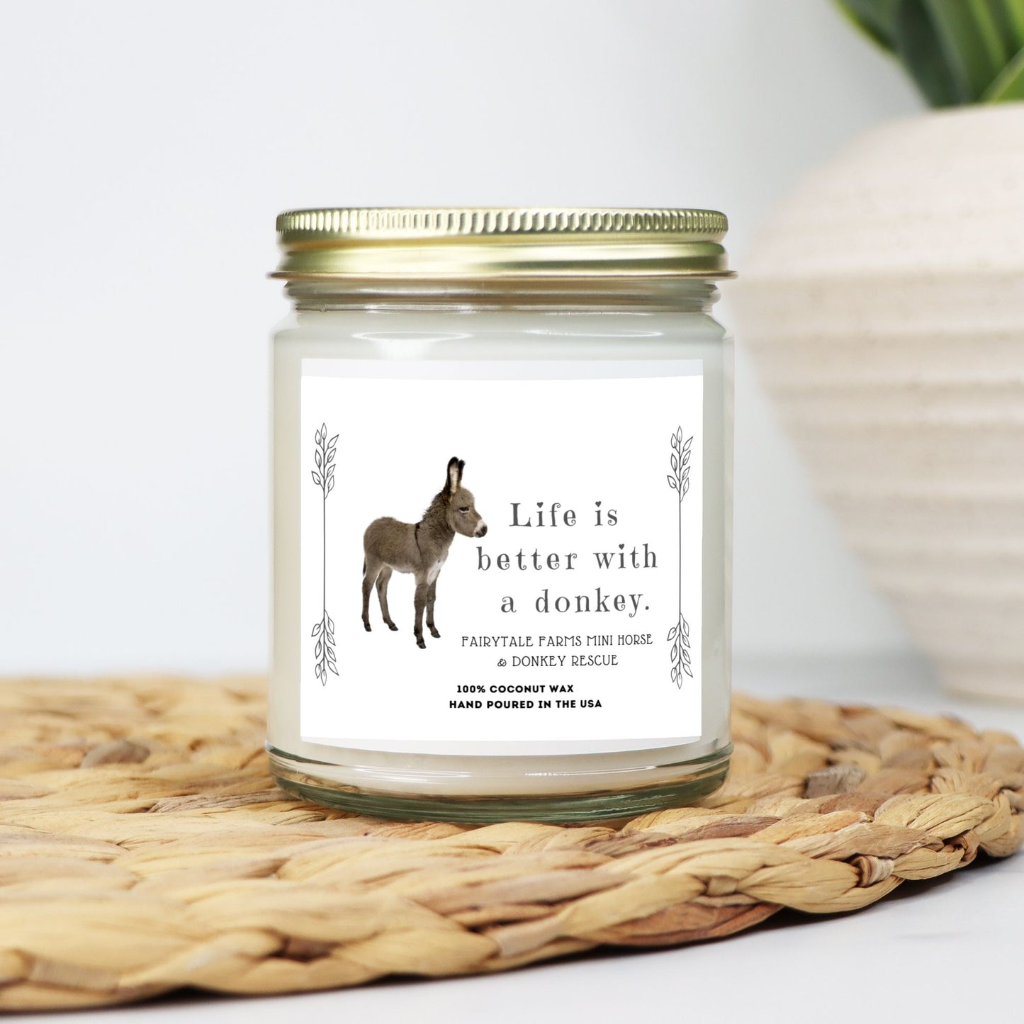 Fairytale Mini's Rescue - Life is Better with a Donkey Candle