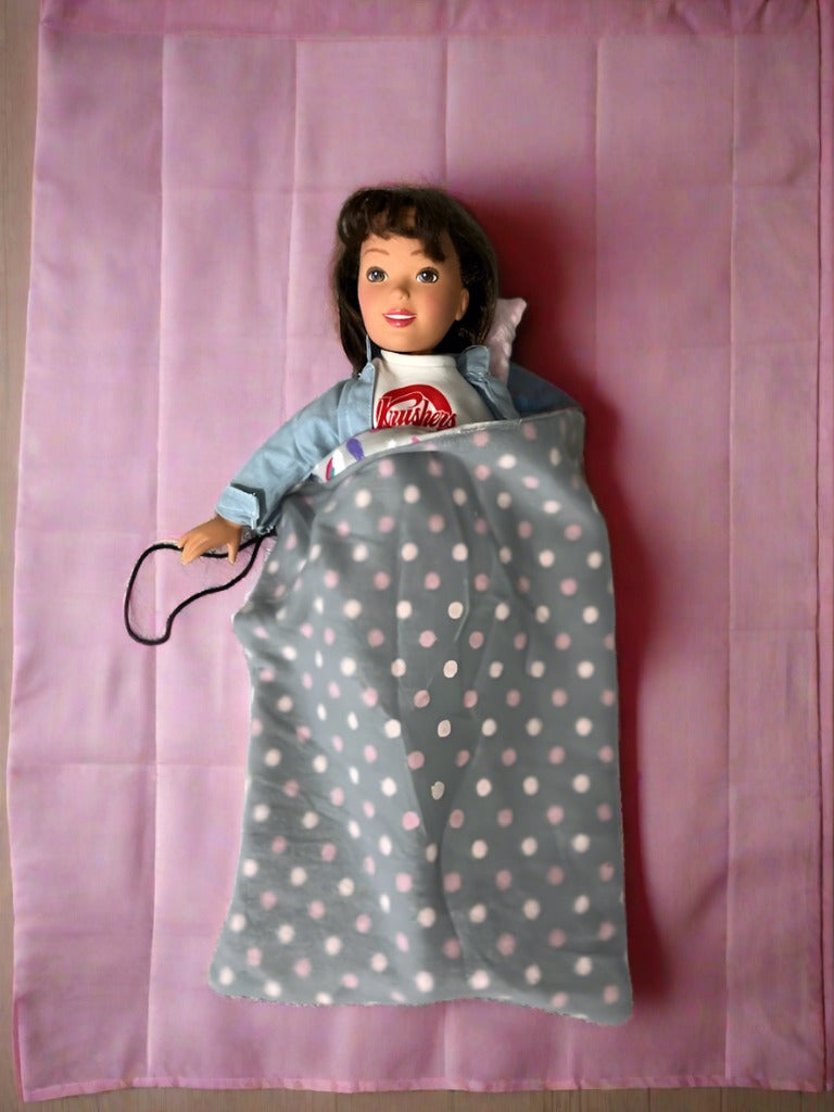 Handmade Doll Blankets & Doll Sized Pillows