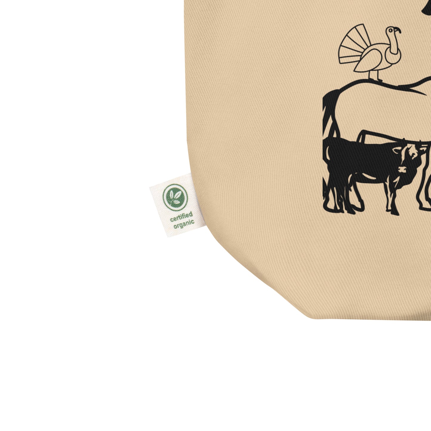 Peace, Love, Rescue - Sweet Mercies Rescue Ranch - Eco Tote Bag