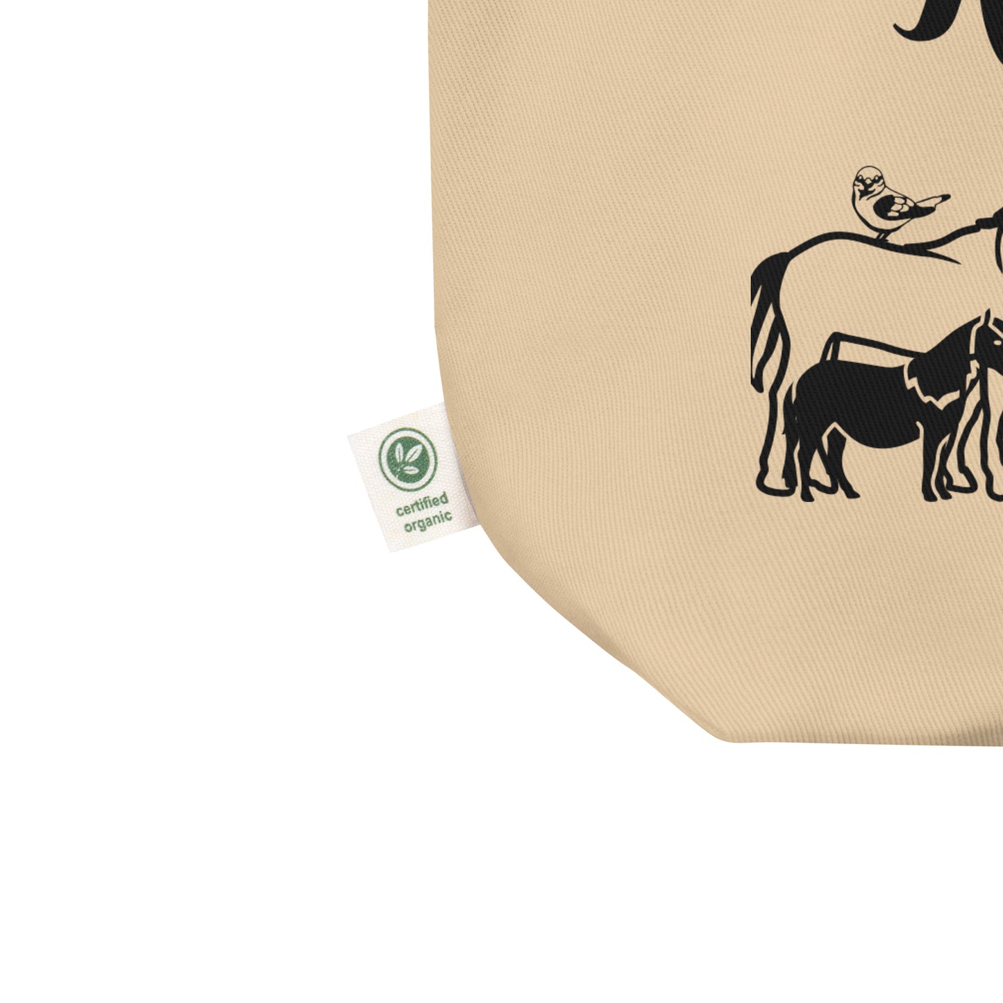 Peace, Love, Rescue - All Seated in a Barn - Eco Tote Bag