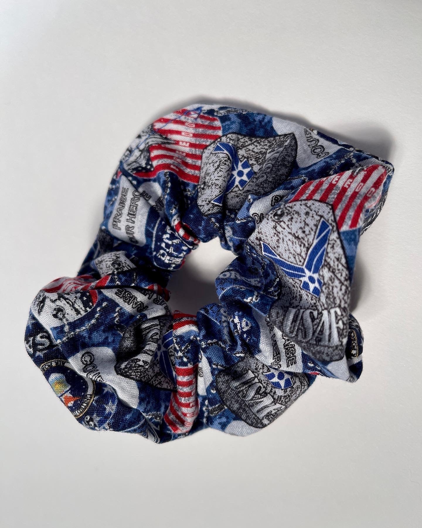 Patriotic and Military Branch Scrunchies