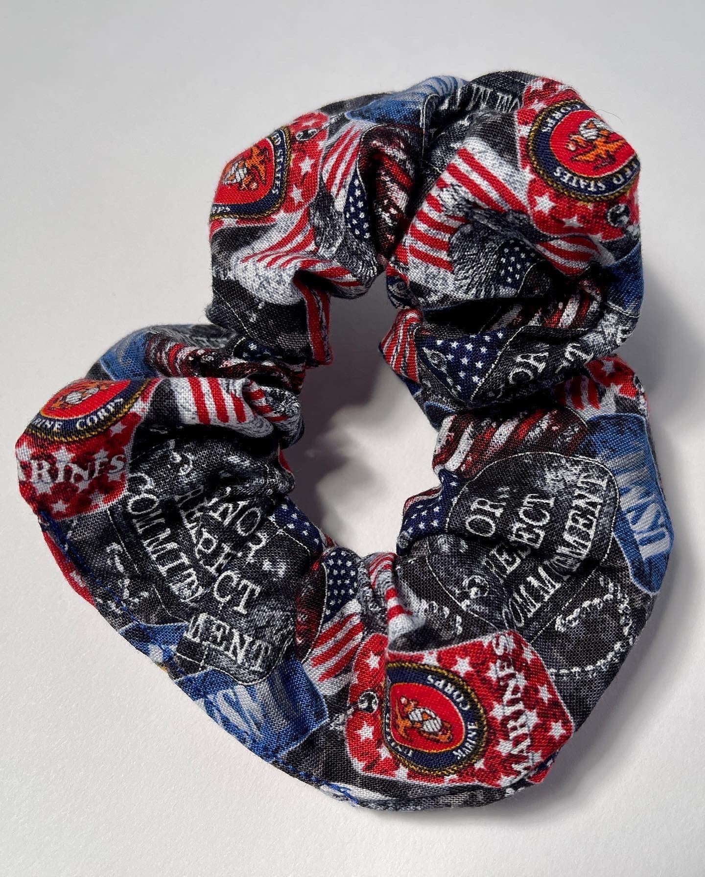 Patriotic and Military Branch Scrunchies