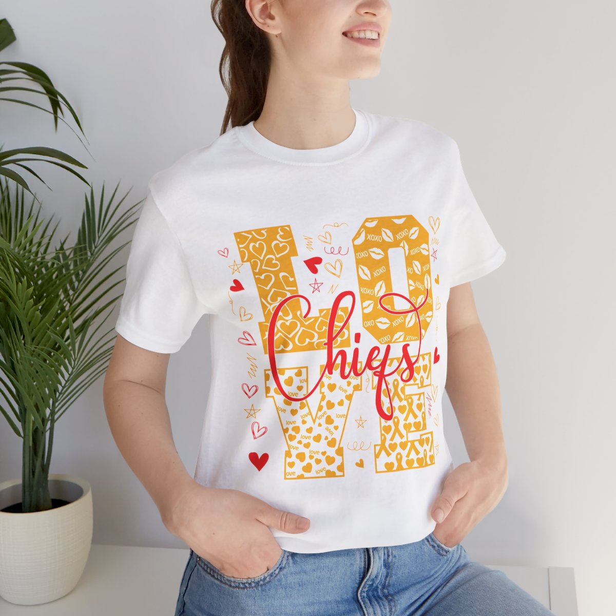 Love Chiefs Unisex Jersey Short Sleeve Tee