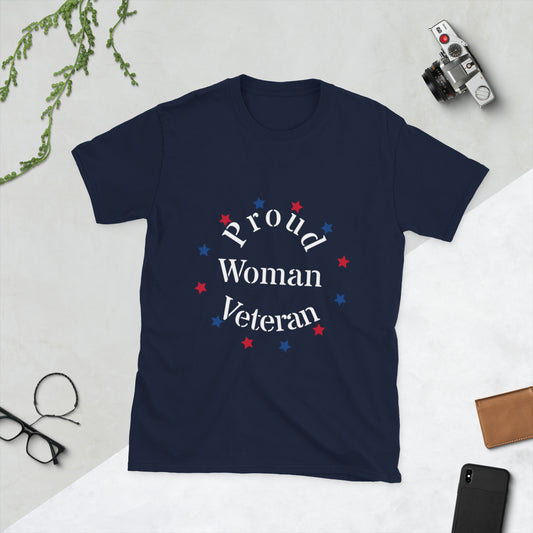 Proud Woman Veteran - Unisex T-Shirt