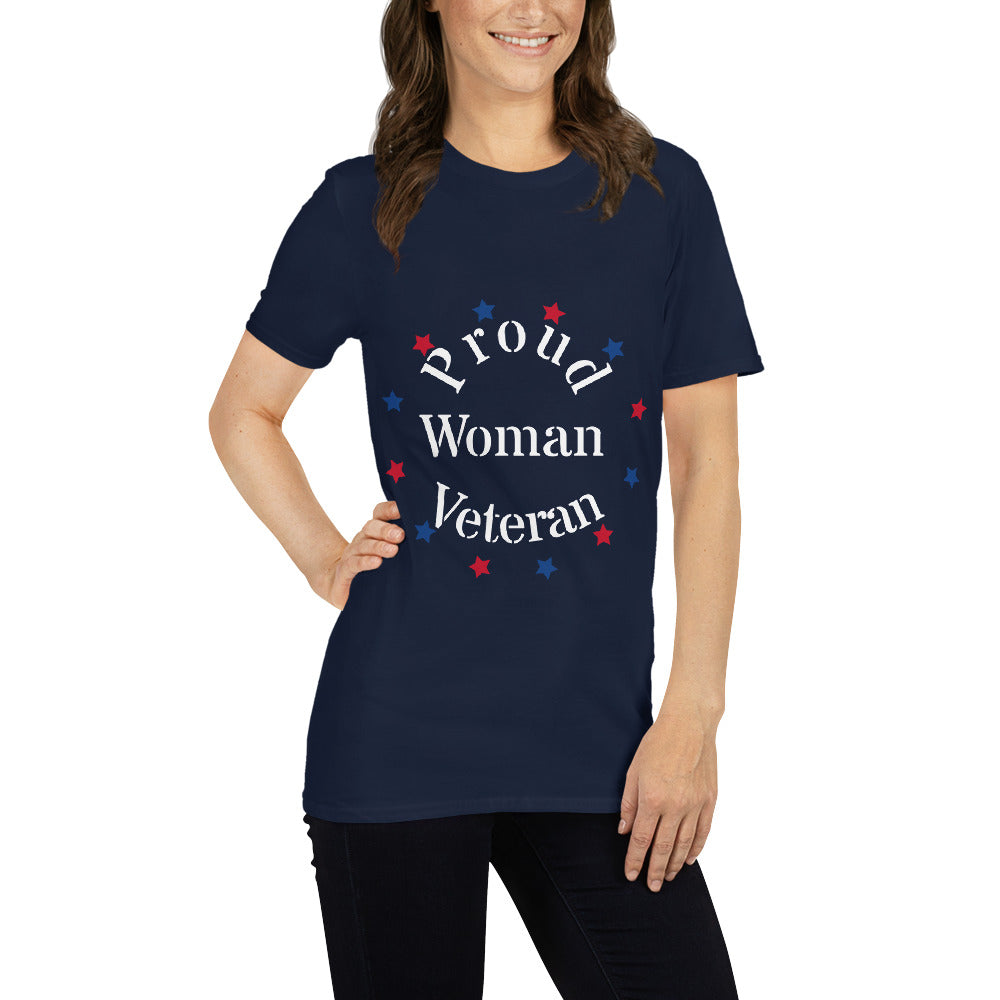 Proud Woman Veteran - Unisex T-Shirt