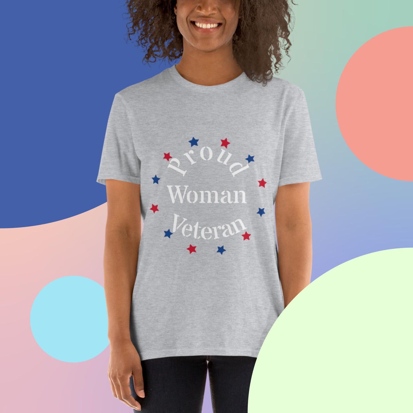 Proud Woman Veteran - Unisex T-Shirt