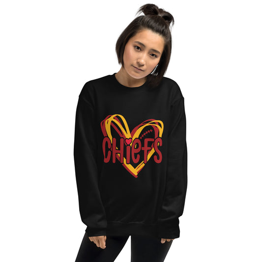 KC Chief's Heart Unisex Sweatshirt