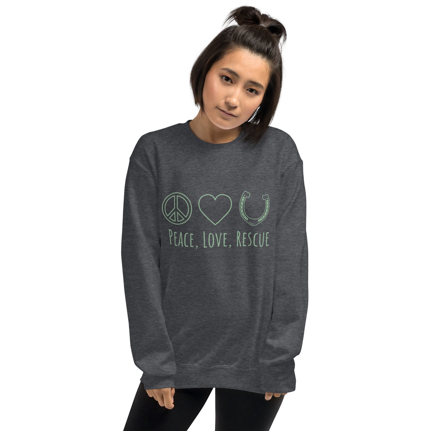 Peace, Love, Rescue - Unisex Sweatshirt