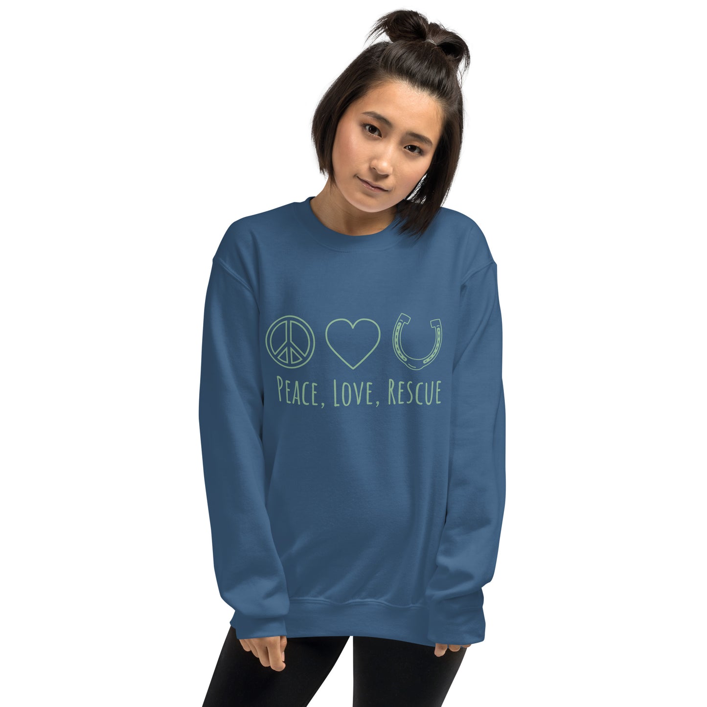 Peace, Love, Rescue - Unisex Sweatshirt