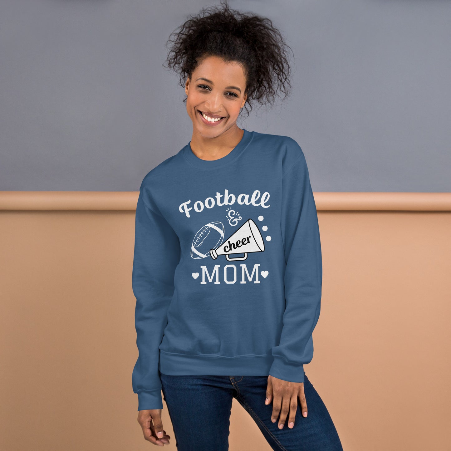 Football & Cheer Mom Unisex Sweatshirt