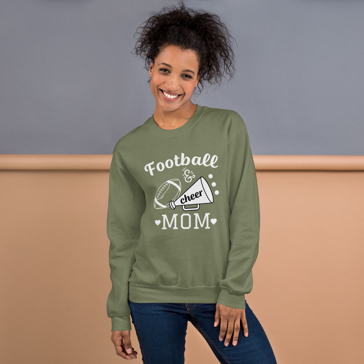 Football & Cheer Mom Unisex Sweatshirt