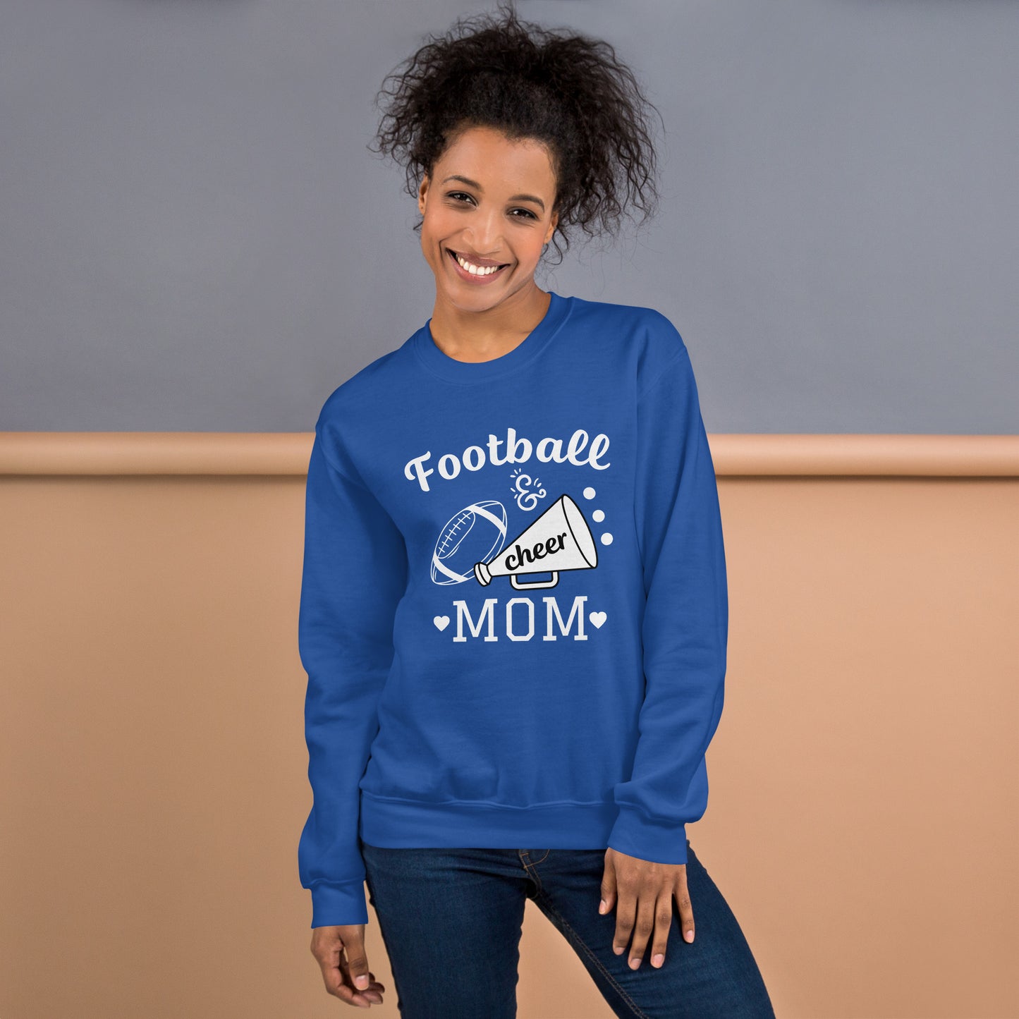 Football & Cheer Mom Unisex Sweatshirt
