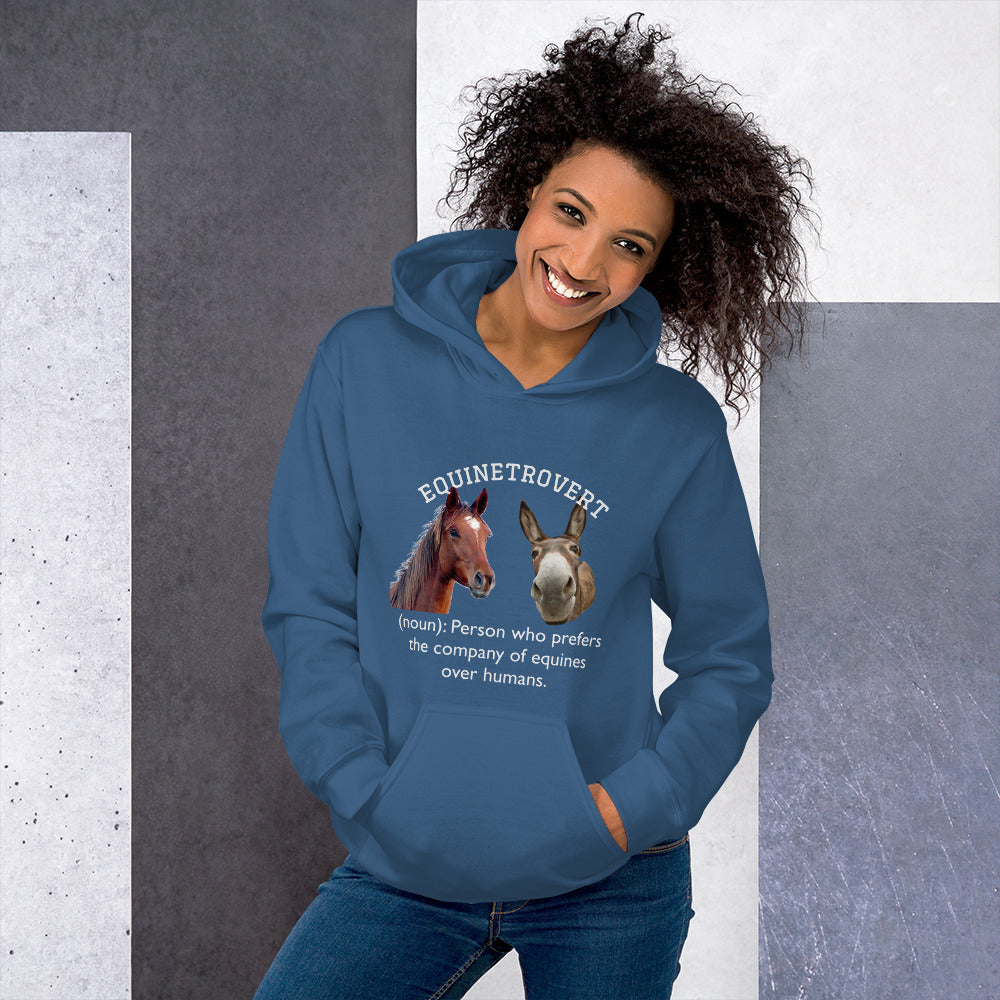 Equinetrovert - Unisex Hoodie