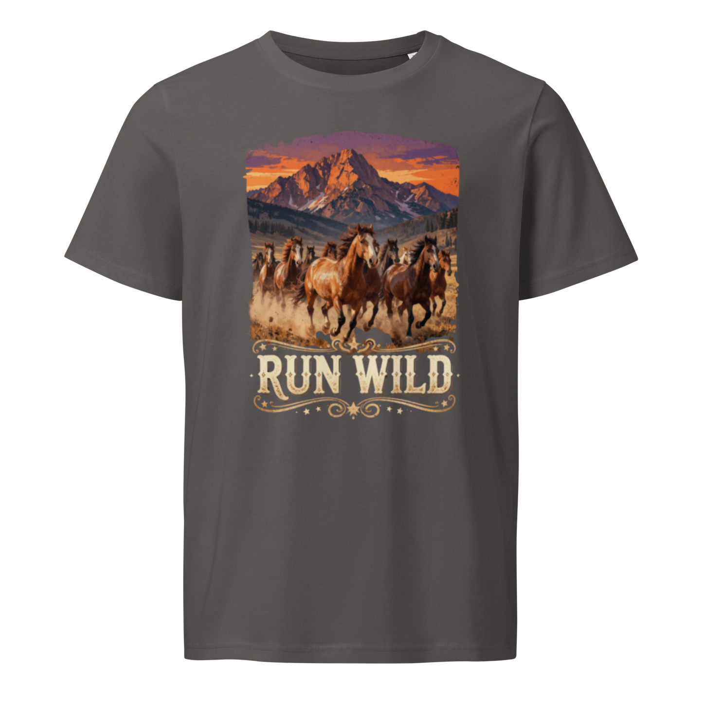Run Wild Unisex Organic Mid-light T-shirt