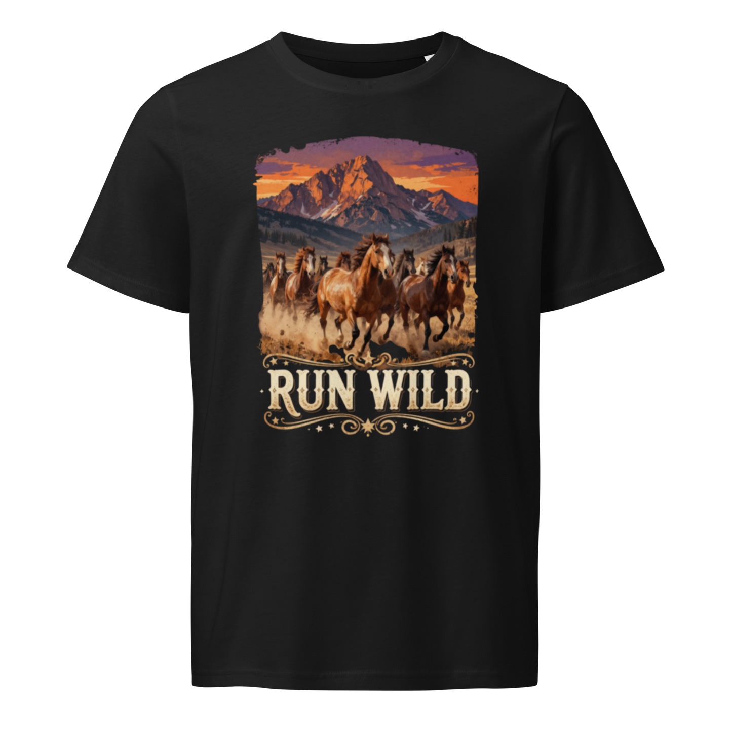 Run Wild Unisex Organic Mid-light T-shirt