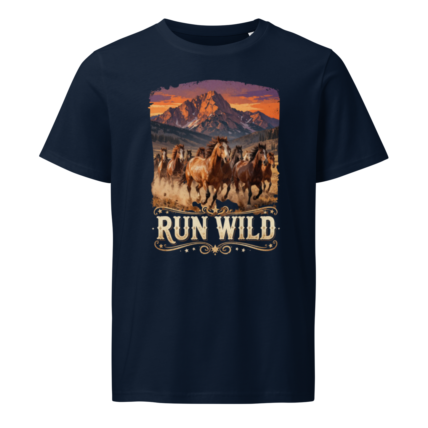 Run Wild Unisex Organic Mid-light T-shirt