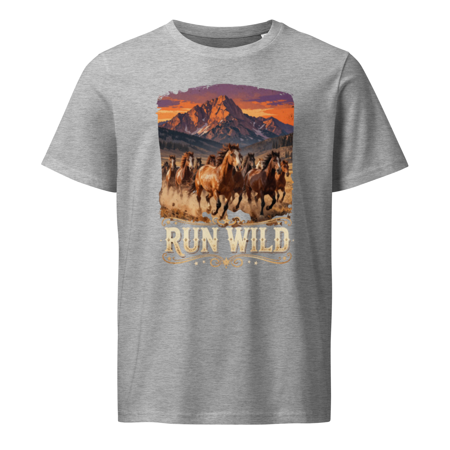 Run Wild Unisex Organic Mid-light T-shirt