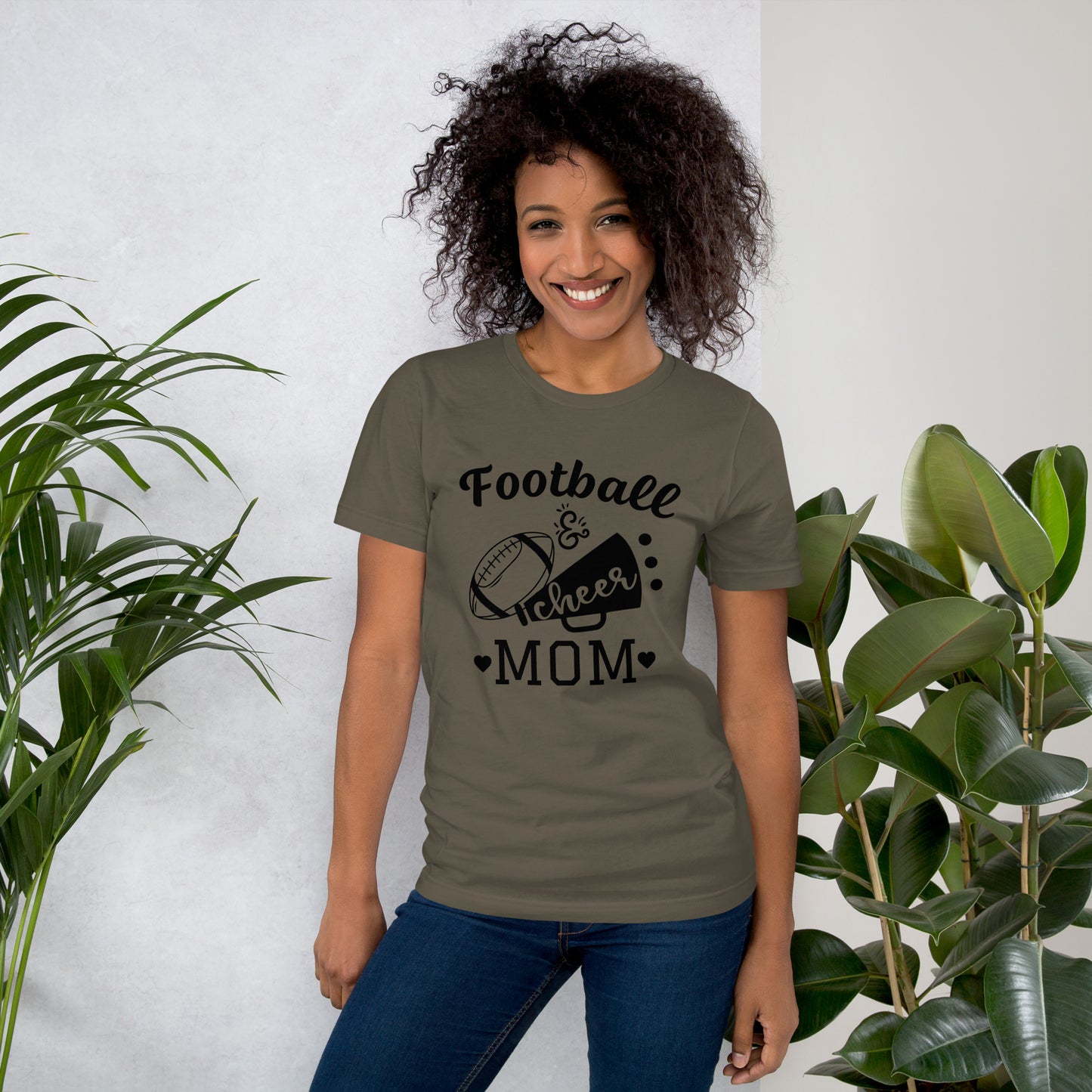 Football & Cheer Mom Unisex t-shirt