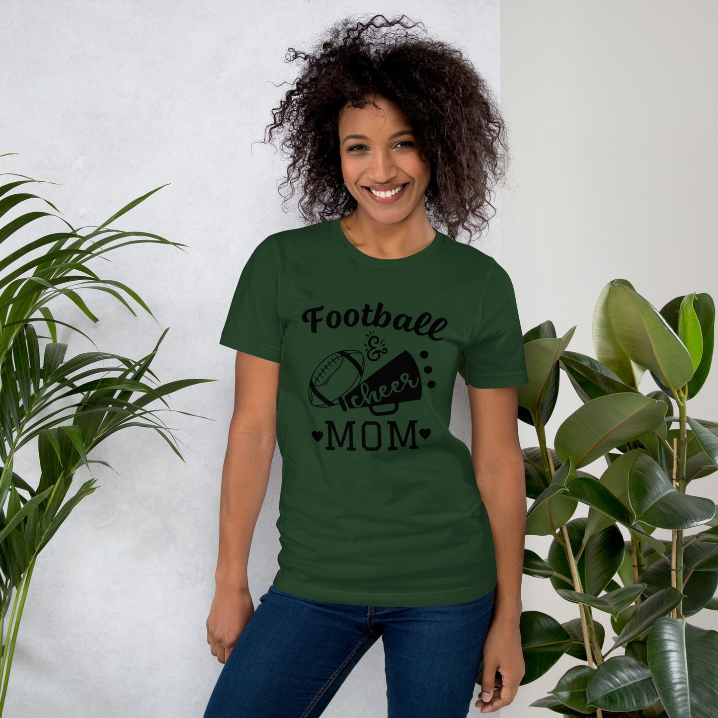 Football & Cheer Mom Unisex t-shirt
