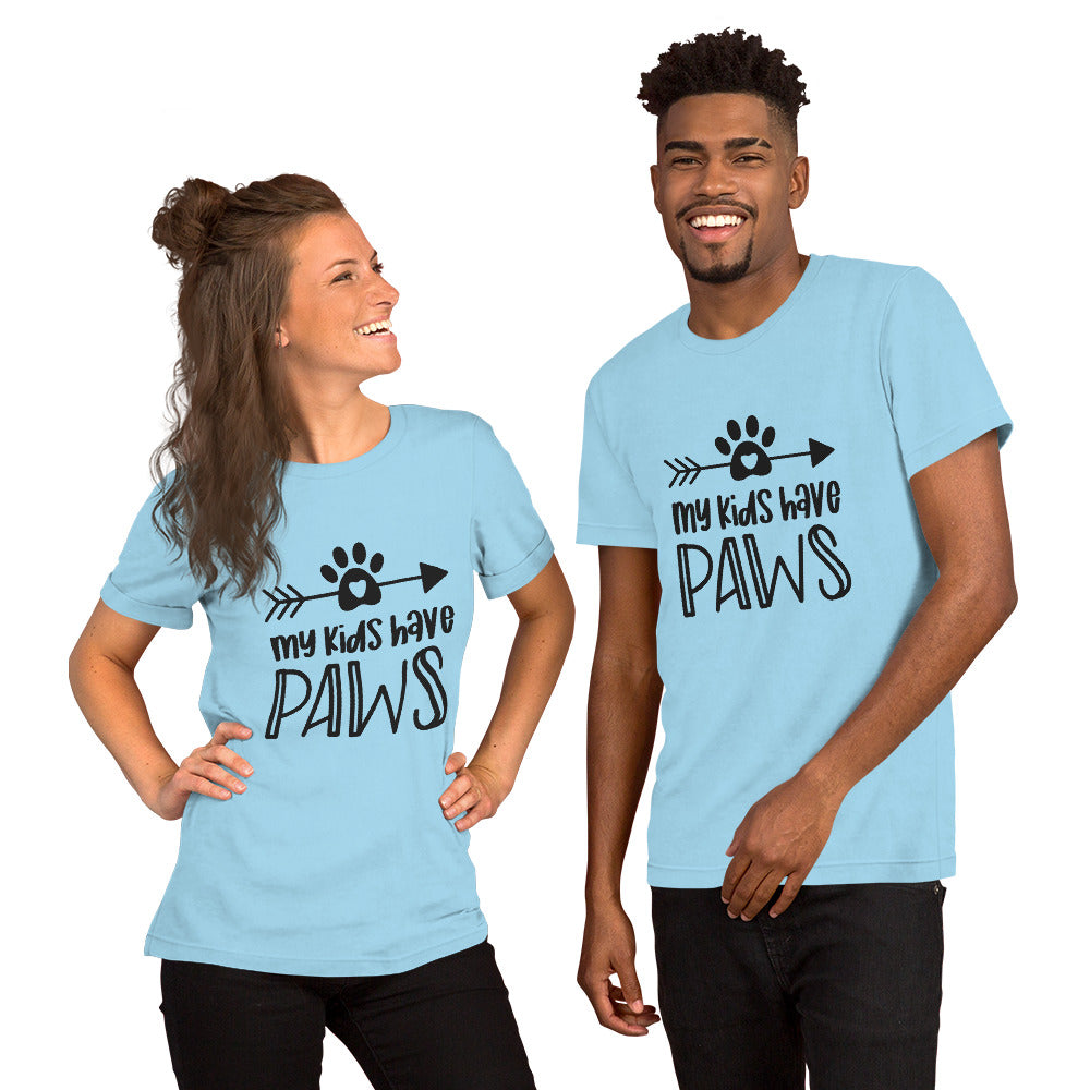My Kids have Paws Unisex t-shirt