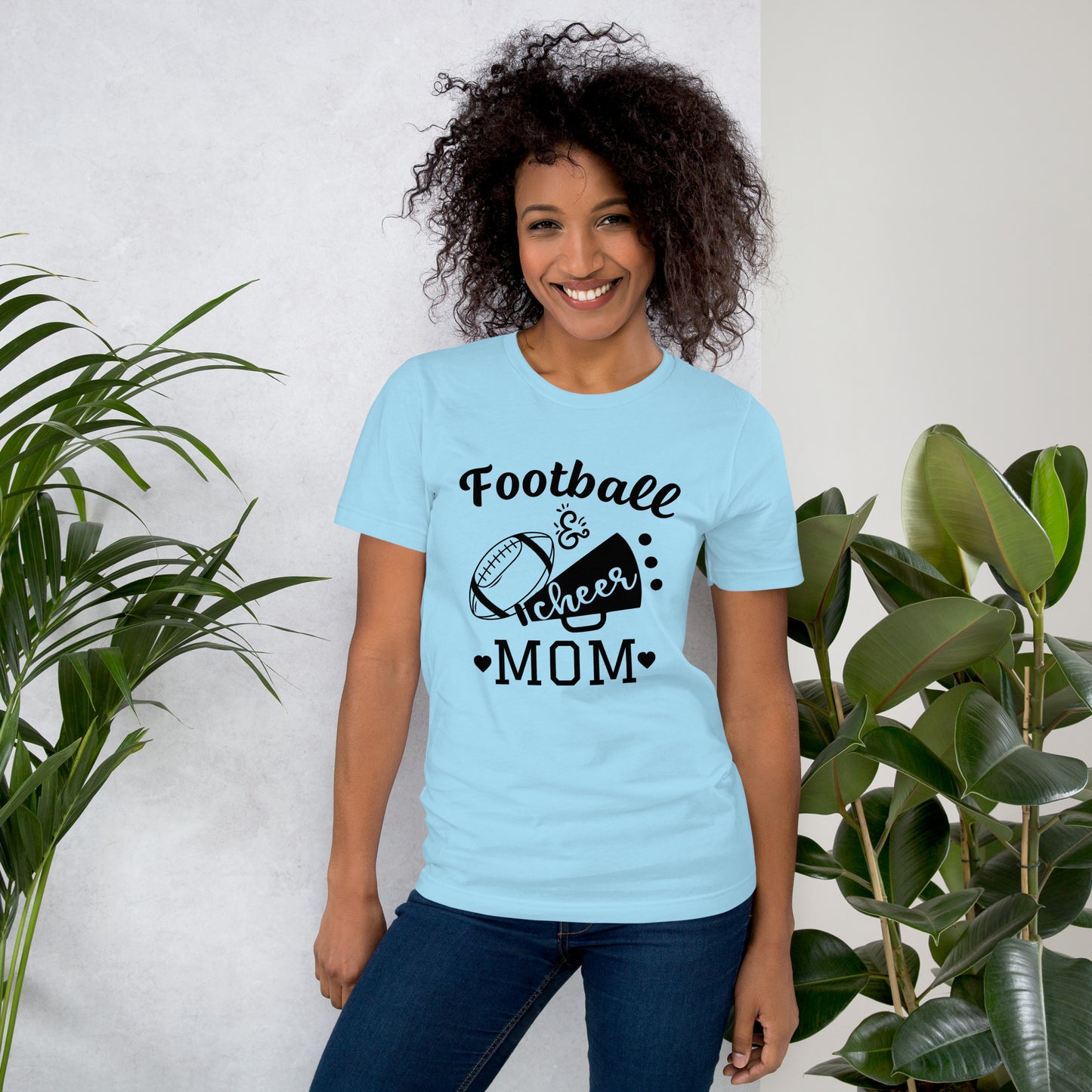 Football & Cheer Mom Unisex t-shirt
