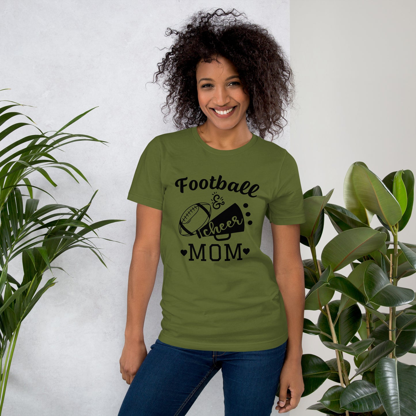 Football & Cheer Mom Unisex t-shirt