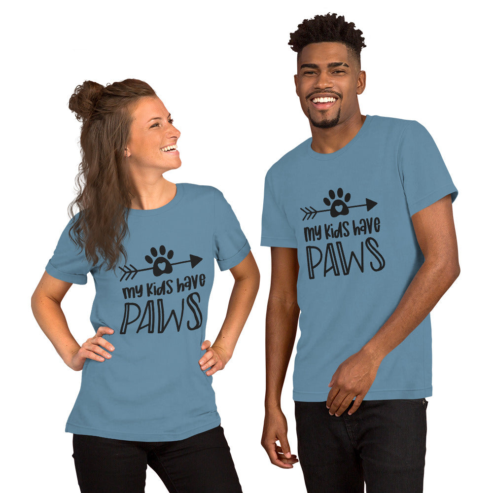 My Kids have Paws Unisex t-shirt