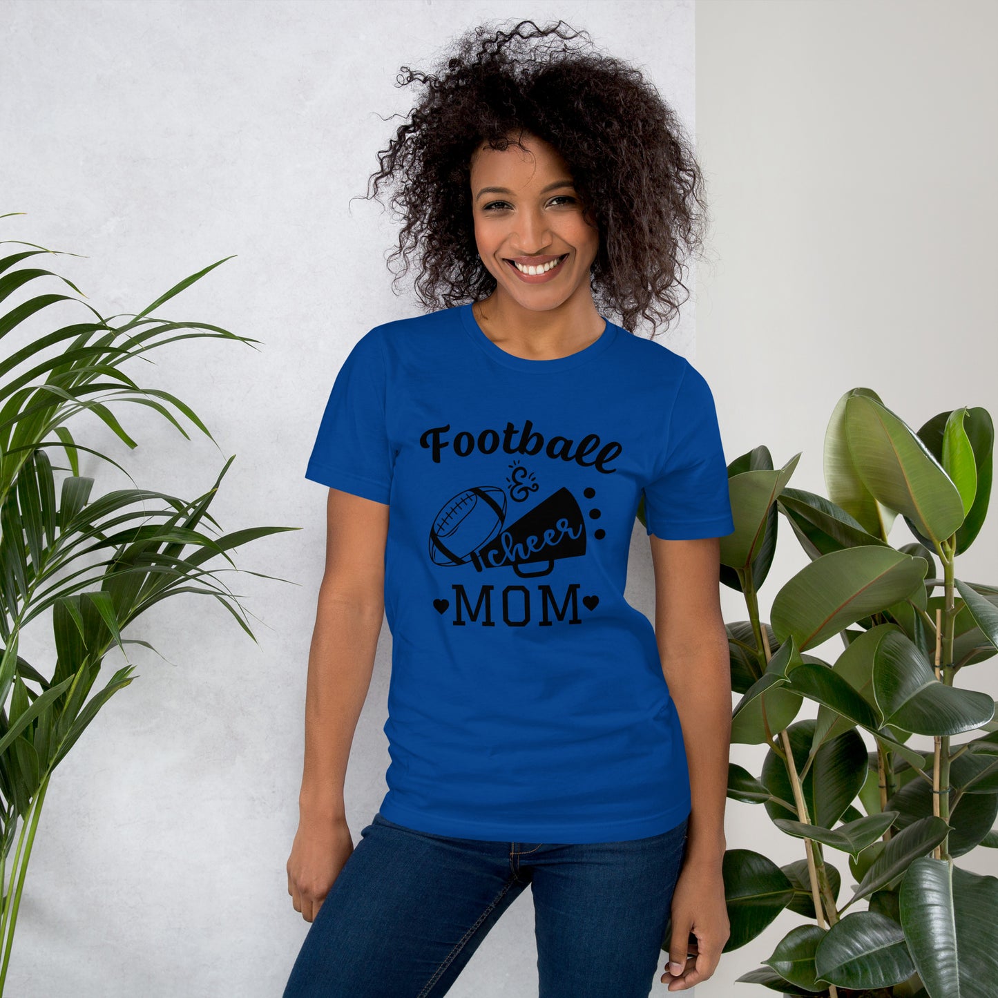 Football & Cheer Mom Unisex t-shirt