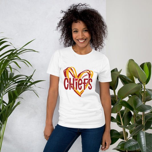 KC Chief's Heart Unisex Tshirt