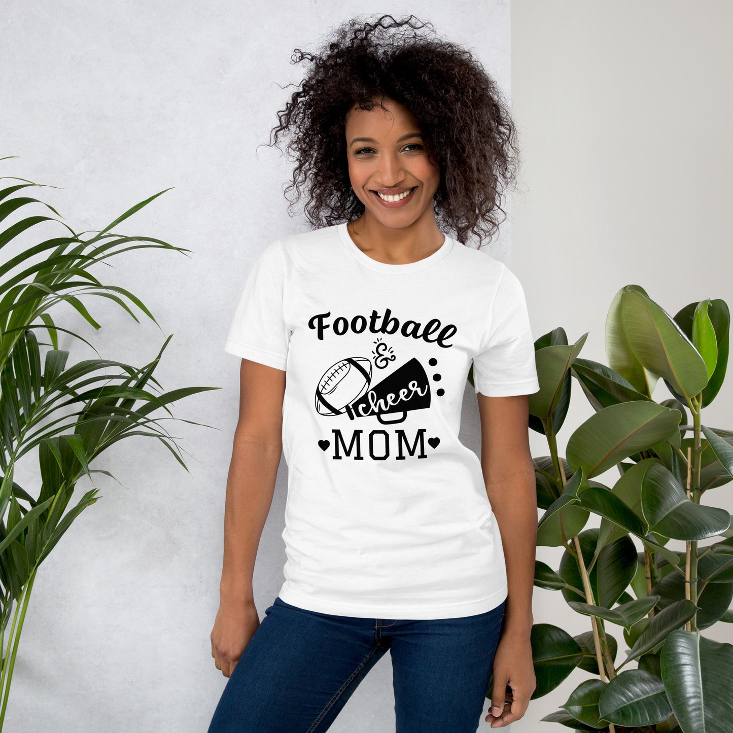 Football & Cheer Mom Unisex t-shirt