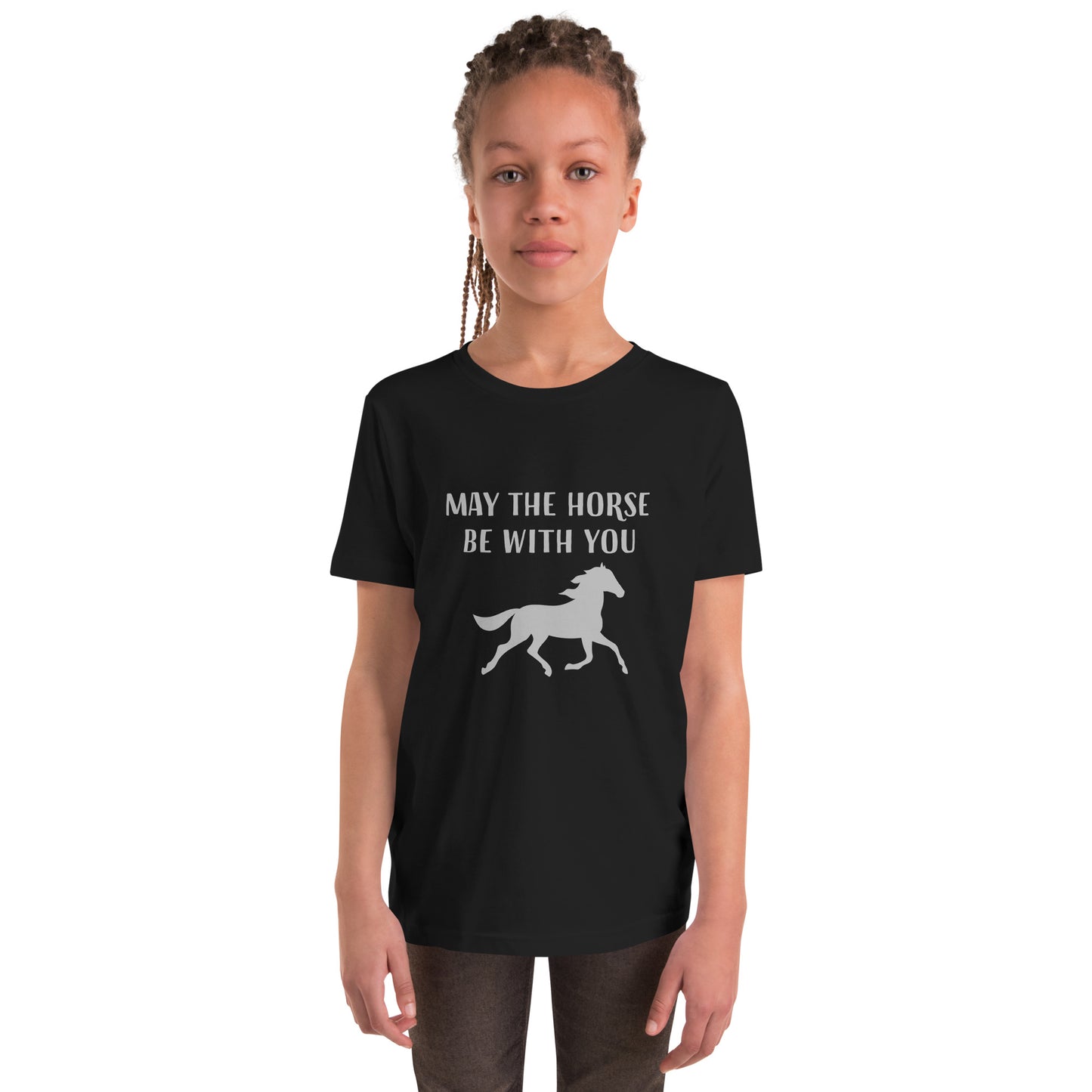 May the Horse be with You - Youth Short Sleeve T-Shirt