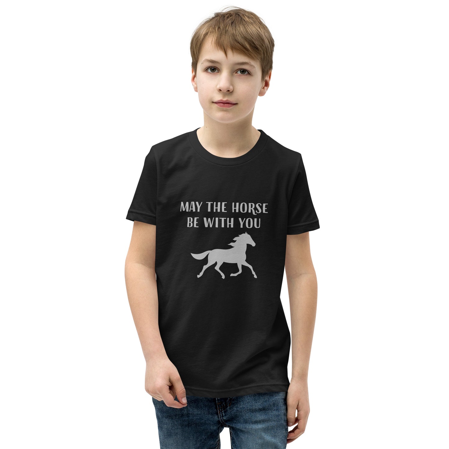 May the Horse be with You - Youth Short Sleeve T-Shirt