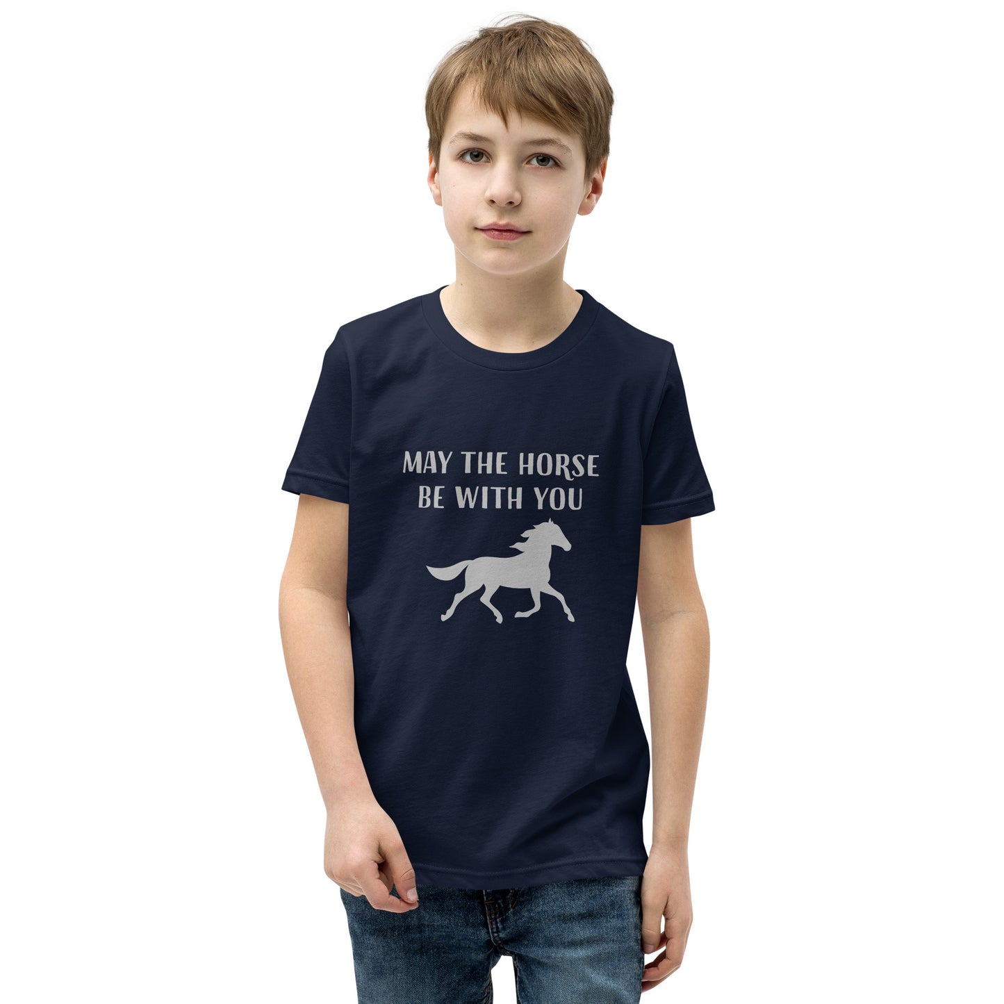 May the Horse be with You - Youth Short Sleeve T-Shirt